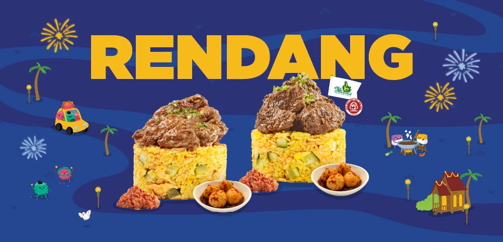 Royal Raya Edition: WOK HEY x Hjh Maimunah; Rendang Golden Fried Rice MAX